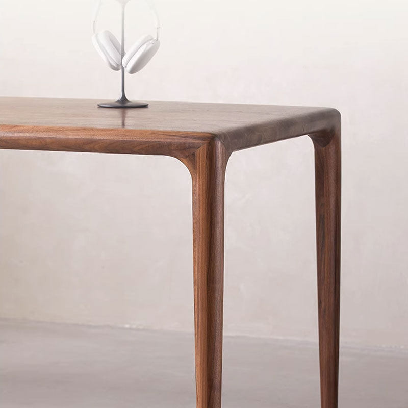 北美黑胡桃实木全榫卯餐桌樱桃木原木家用多功能大板实木桌子