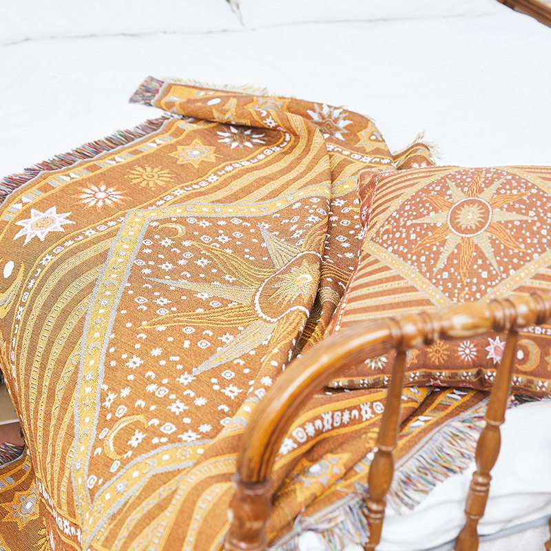 Cross-border special sofa blanket Bohemian style blanket sofa cover cloth high-grade cotton bed cover tablecloth spot wholesale