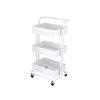 Trolley Household Floor-Standing Storage Rack Multi-Layer Storage Rack Movable Wheeled Snack Storage Rack Dormitory Rack