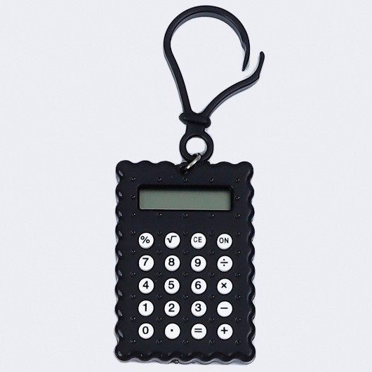 厂家批发学生小号迷你计算器高颜值可爱随身纽扣电池饼干计算机