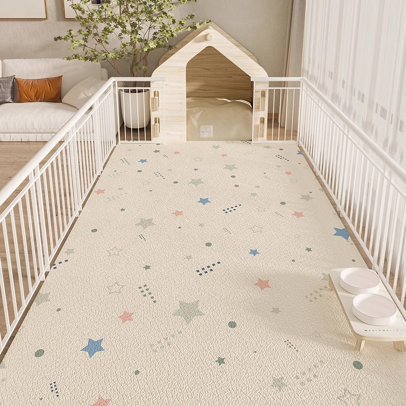 宠物地垫防水隔尿免洗PVC垫子狗窝耐磨可擦地垫养猫专用夏天地毯