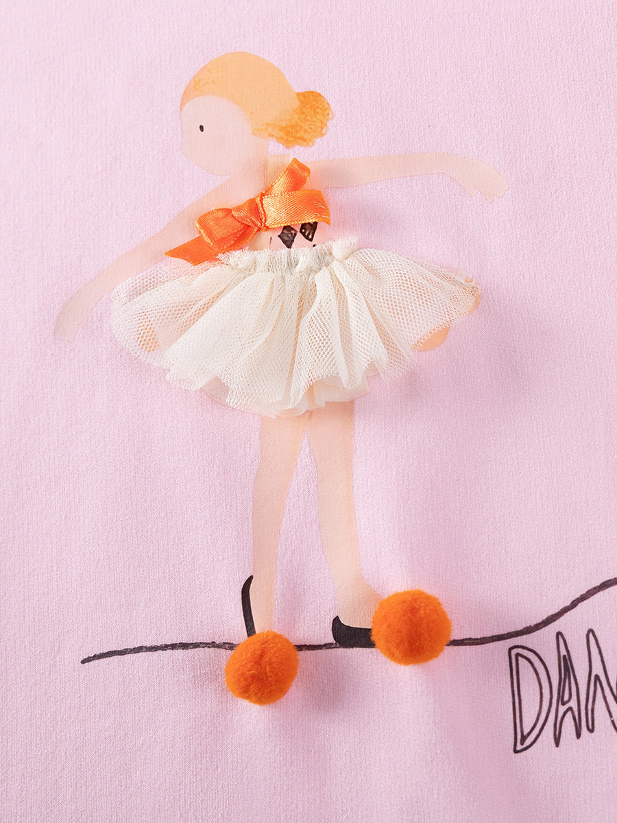 Factory Children's Clothing Wholesale, Autumn Girls' Set, [Style] Kids' Outfit, Cute Cartoon Children's Clothing