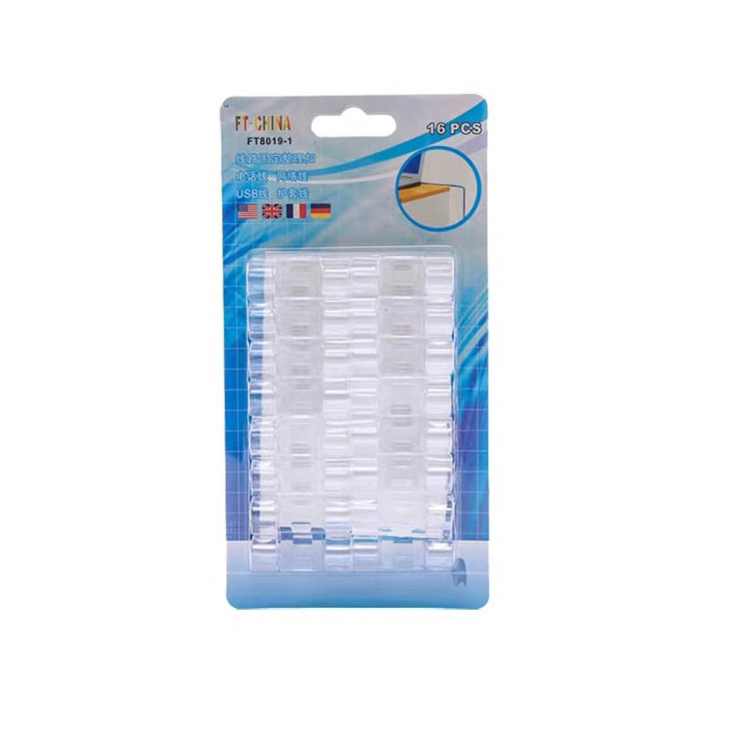 Wire Organizer Plug-In Row Wall Holder Data Cable Storage and Organization Artifact Clip Buckle Winder Buckle