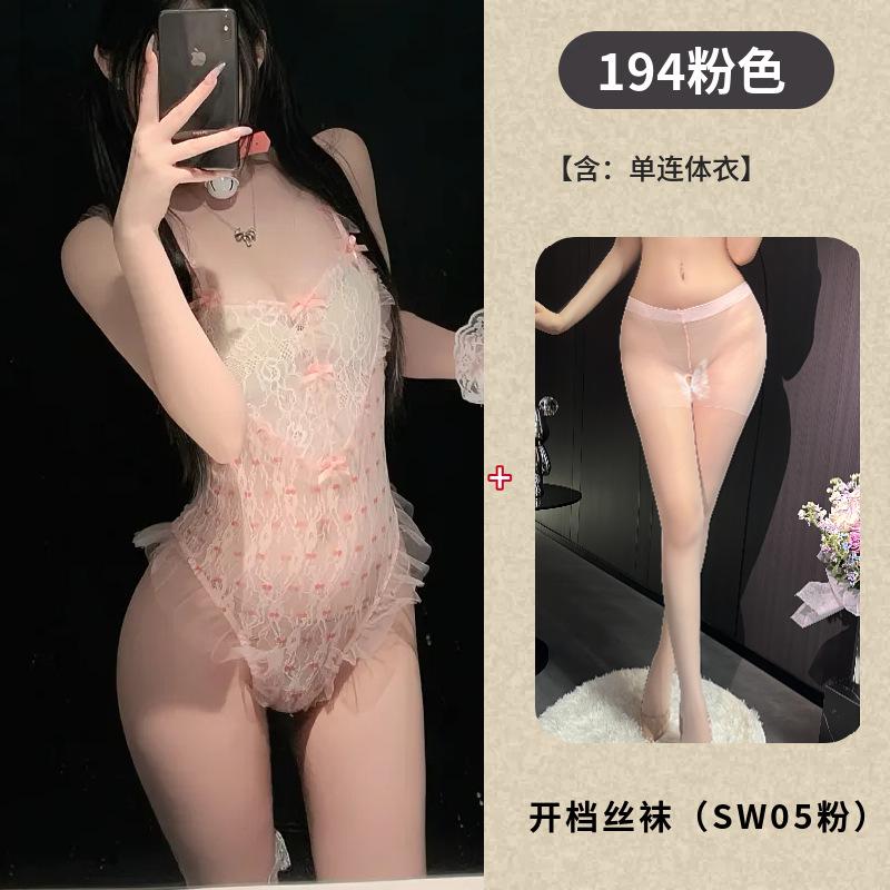 性感情趣内衣女透视诱惑情趣连体衣小樱桃纯欲情趣内衣一件代发