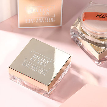 New silky transparent makeup powder concealer fine soft mist powder makeup powder four-color optional Cosmetics Wholesale