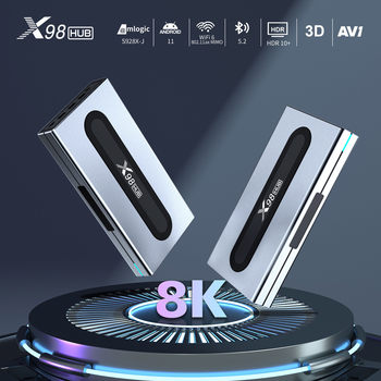X98Hub 4G+32G Amlogic S928X-J Android 11 Tv Box 8K Large Screen 3D Network Set-Top Box