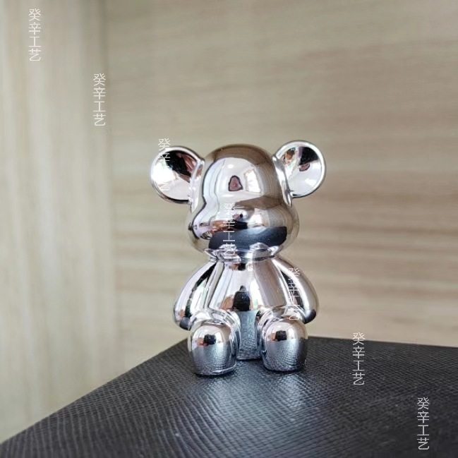 Plastic Bear Accessories Fruit Plate Candy Box Tissue Box Storage Box Water Cup Lid Bead Storage Kitchen Supplies Creative