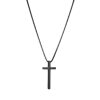 Cross-border European and American Cross Necklace Men's Simple Fashion Long Pendant Color-free Woolen Chain All-match Accessories Women