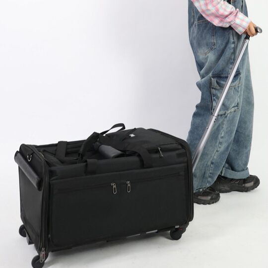 Pet Bag Outgoing Portable Pet Trolley Case Cross-border Portable Cat Backpack Large Capacity Foldable Expanding Cat Bag