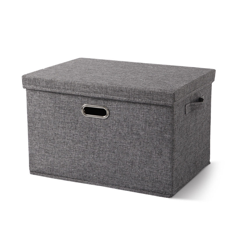 Clothes Storage Box, Thickened, Foldable, Large Capacity, Household Storage Box, Fabric with Lid, Drawer-Type Wardrobe Storage Box