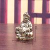 Antique-Style Brass Fortune God Home Office Ornament Crafts Vintage Bronze Creative Small Decoration