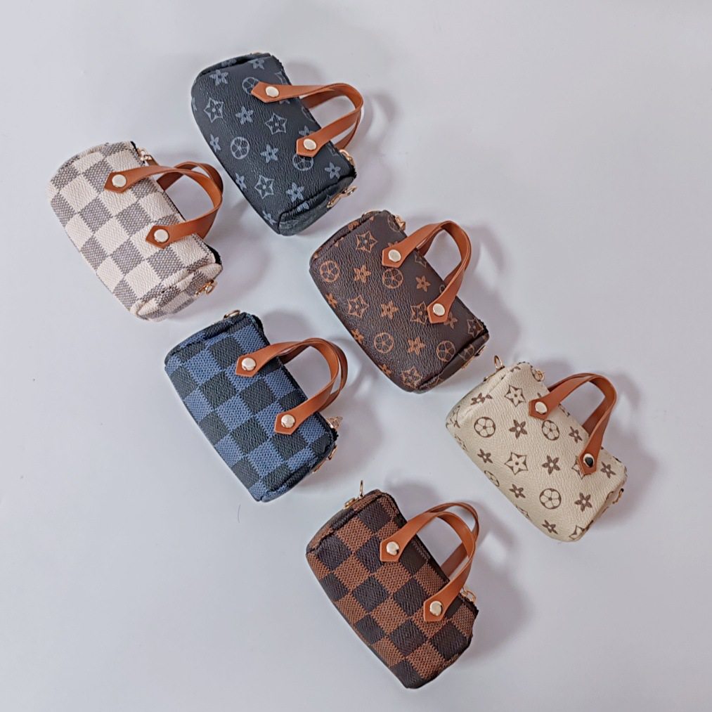 New Versatile Chain Coin Purse Printed Pillow Bag Single Shoulder Crossbody Fashion Lipstick Bag Women's Internet Celebrity Mini Bag