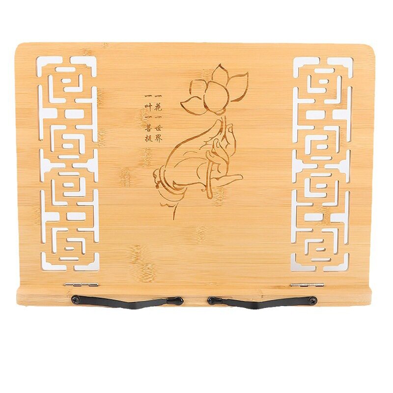 Reading Bookshelf Buddhist Scripture Rack Reading Bookshelf Reading Rack Wooden Scripture Recitation Rack Reading Rack Rack Chanting Bracket