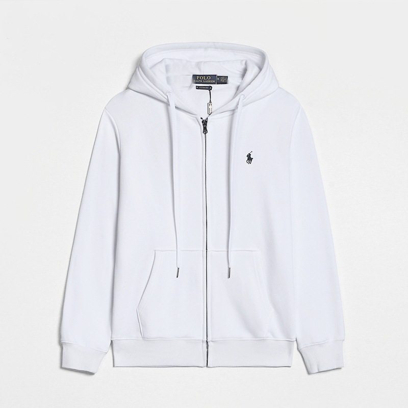 跨境小马连帽RL开衫纯色裤子刺绣宽松大码保罗男装Polo外套LF卫衣