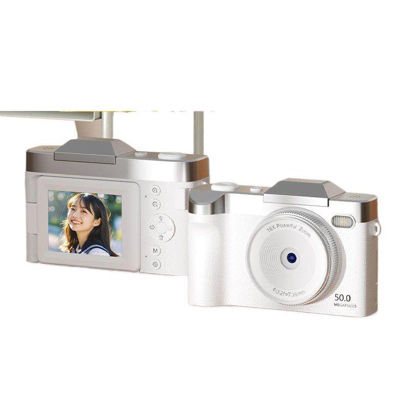 Camera Ccd High-Definition Digital Camera Student Camera Flip Retro Campus Card Camera Entry-Level Can Be Uploaded to Mobile Phone