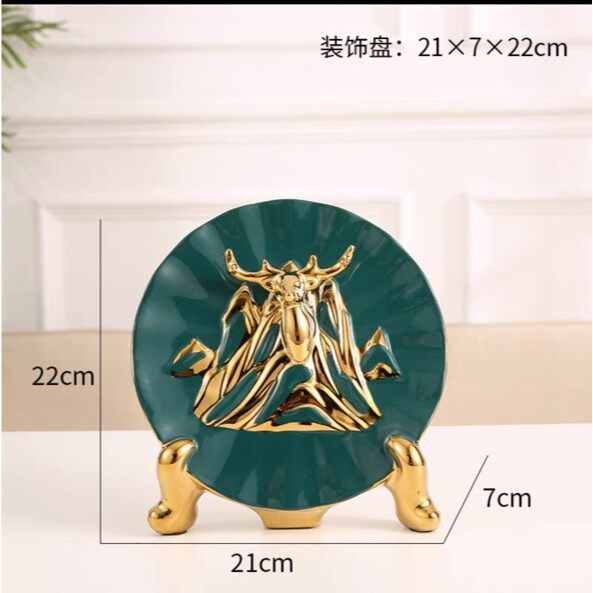 新中式高档酒柜装饰品餐边柜摆件客厅创意家居饰品室内软装装饰