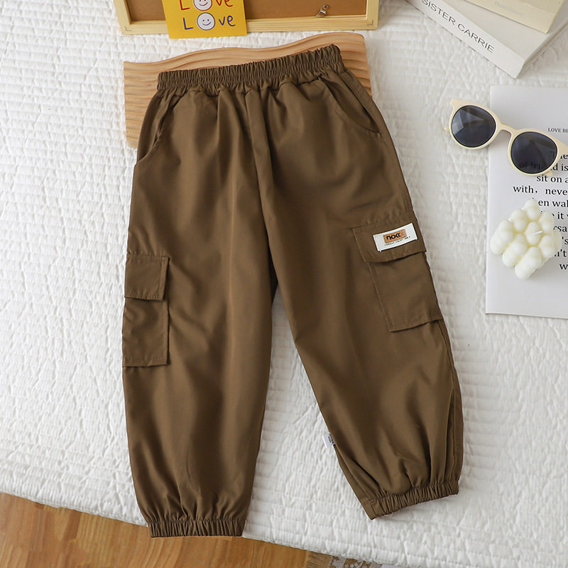 New Spring & Autumn Outerwear Casual Pants, Boys & Girls Cargo Pants, Toddler & Little Kid Loose Trousers Wholesale
