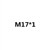 Фиолетовый M17*1