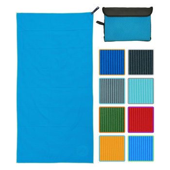 Oeko Portable Microfiber Double-Sided Velvet Sports Towel Quick-Drying Absorbent Striped Towel Beach Towel