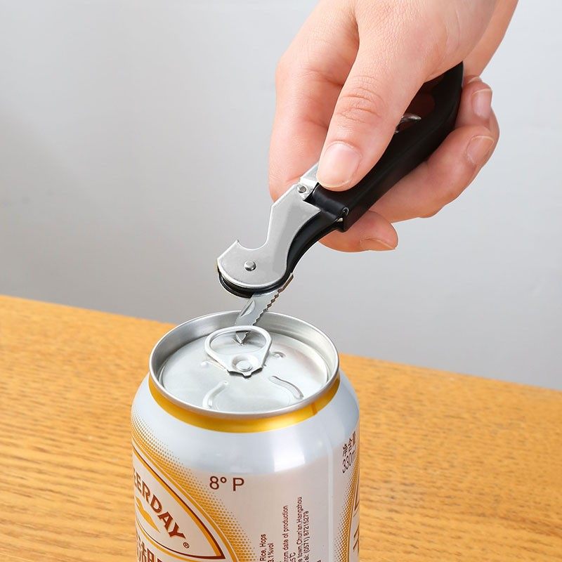 Stainless Steel Multifunctional Seahorse Knife Beer and Wine Bottle Opener High-End Wine Bottle Opener Set Customization