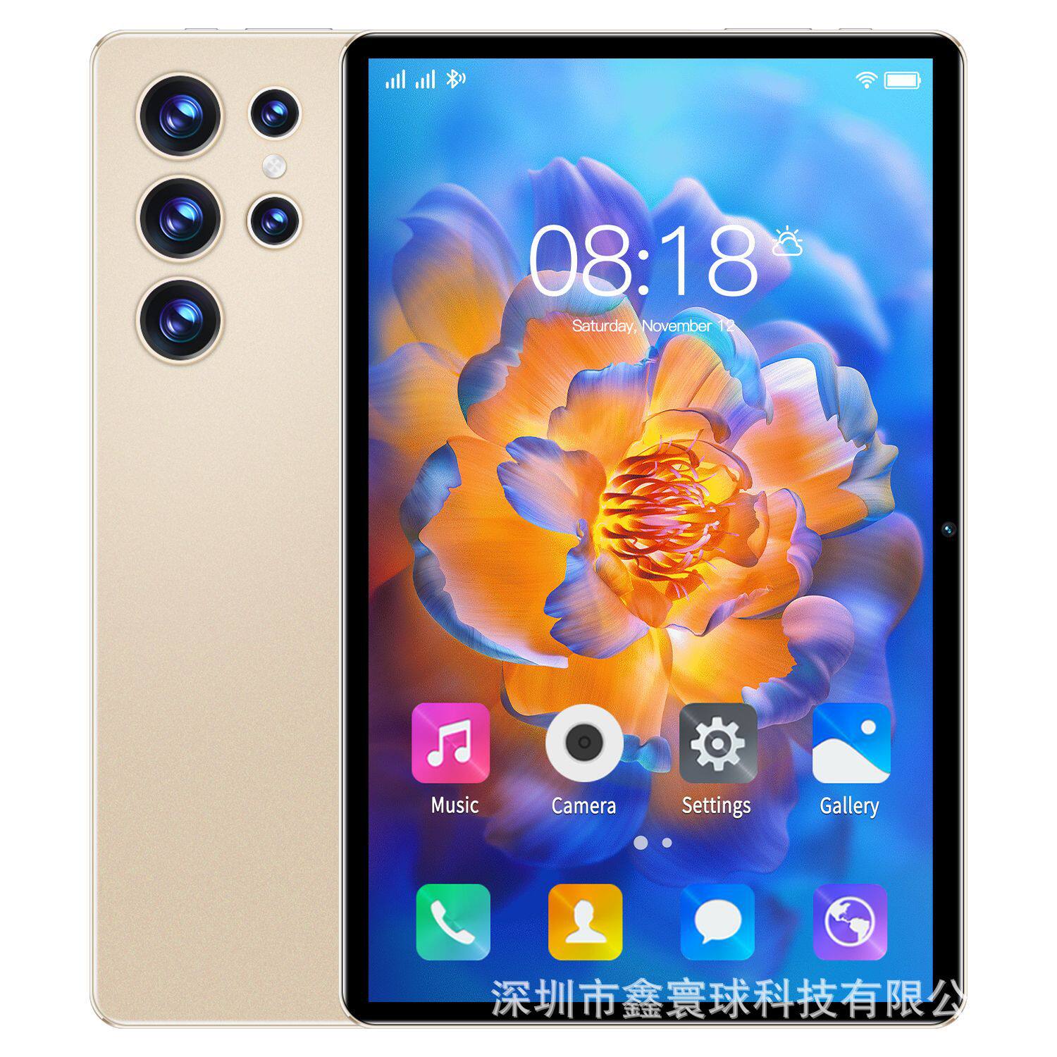 2023跨境10.1寸平板电脑全面屏安卓十核智能4G全网通源头厂家直销