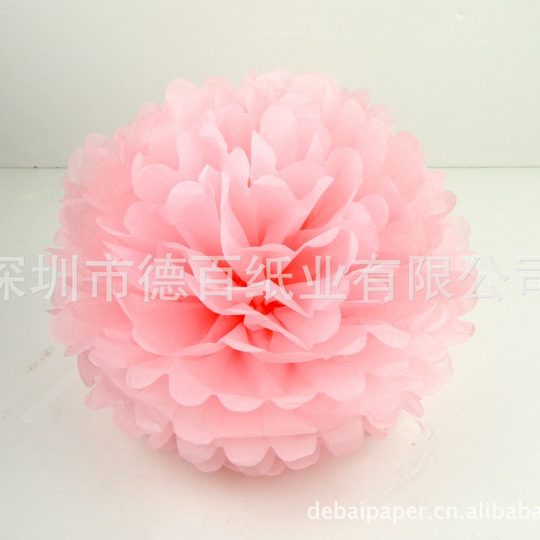 Crown Store Supply D1036(4- 20 inch) Paper Flower Paper Ball Crafts Paper Flower Ball Paper Flower