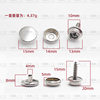 Ship metal copper material 201 screw sewing button tent stroller mattress fixed stainless steel accessories