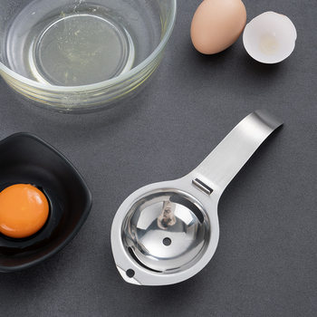 New egg yolk and egg white separator stainless steel egg separator household baking egg liquid filter egg dispenser