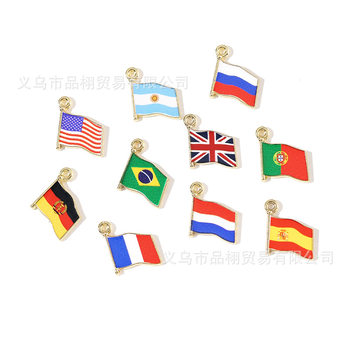 Cross-Border Alloy Floating Shape DIY Pendant Accessories from All over the World, Mobile Phone Chain Earrings, Keychain Pendants, Handmade