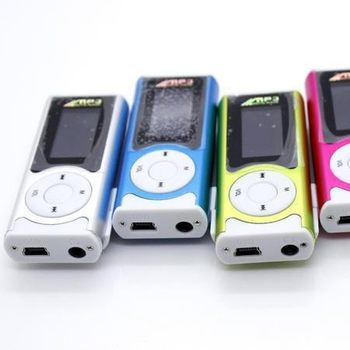 Supply card screen MP3 card clip mini MP3 ring with LED lights mp3 spot wholesale