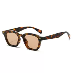 Retro Simple Square Sunglasses European and American Cross-Border Trade Sunglasses Black Frame Sunshade Anti-Ultraviolet Fashion