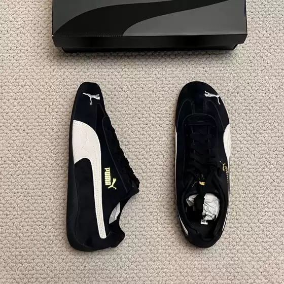 Putian Pure Original Pm Racing Shoes Rose Park Caiying Men's and Women's Couple Retro Low-Top Versatile Trendy Casual Sneakers with Laces