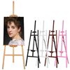 Wooden Easel 1.675m White Walnut Black Display Stand Advertising Stand Poster Stand for Art Students