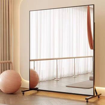 Explosion-Proof Home Beauty Removable Mirror Full-Length Mirror Gym Mirror Yoga Dance Mirror Dance Floor Mirror with Wheels