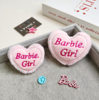 Cartoon Plush Pink Barbie Heart Girl Headwear Gloves Scarf Brooch School Bag Pendant Decorative Accessories Accessories