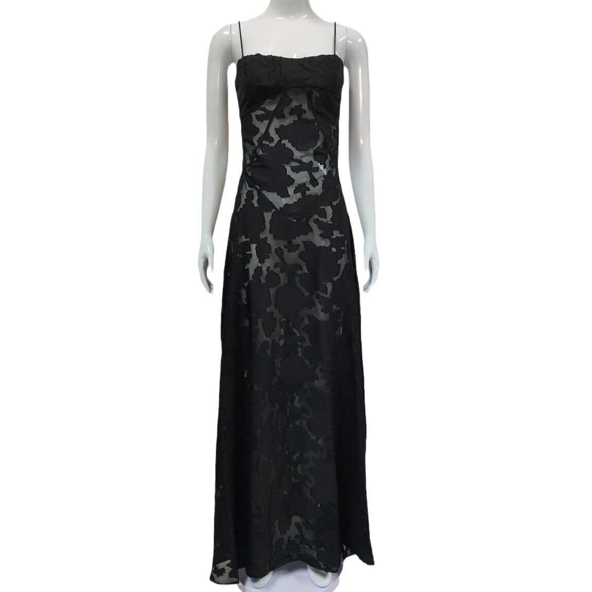 Summer Floral Maxi Dress Sexy Sheer Slim Fit Spaghetti Straps Beach Vacation Style Wholesale Available