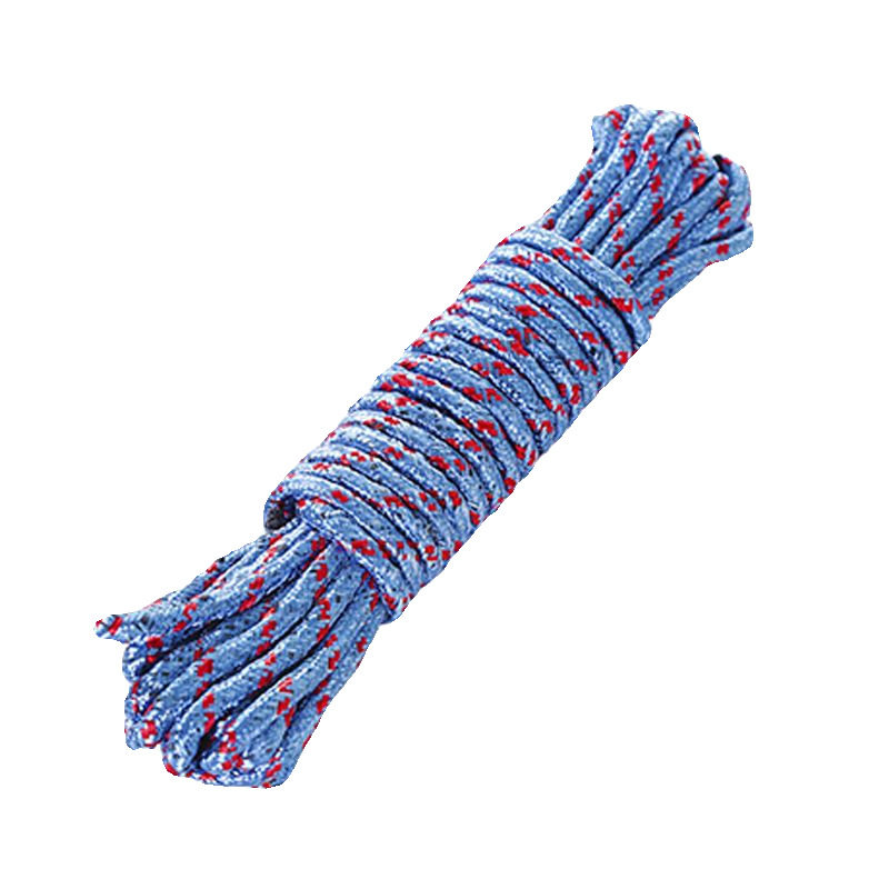 10m Clothesline Outdoor Clothes Drying Rope Hanging Rope Quilt Drying Colorfulful Braided Rope Thick and Durable