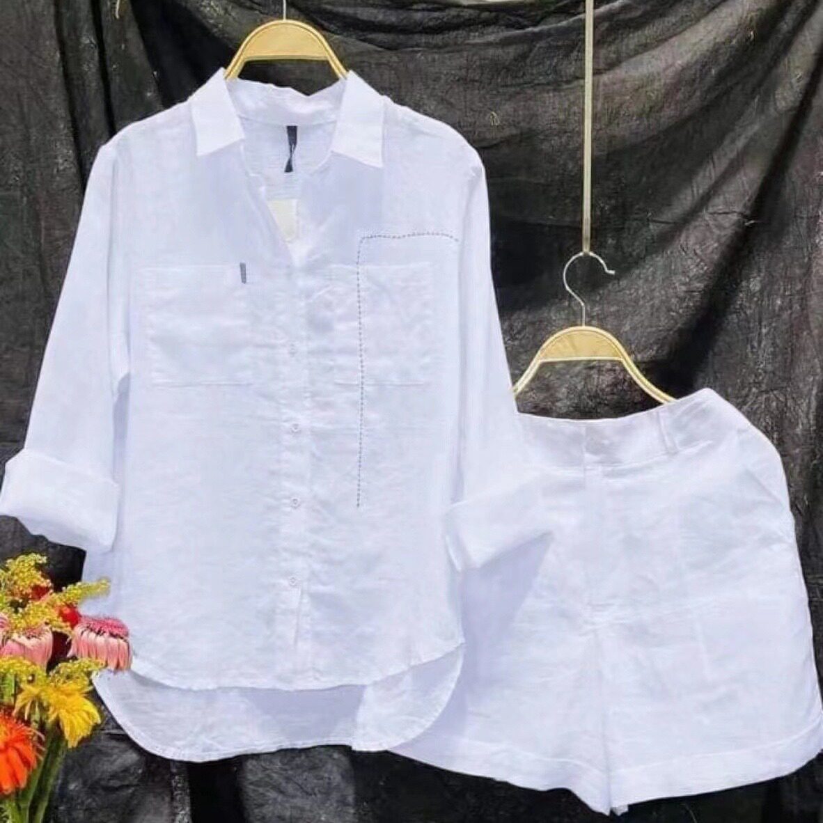 亚马逊春夏季气质休闲洋气减龄纯色开衫时尚长袖运动套装外贸批发