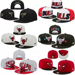 NBA Bulls Basketball Cap Hip Hop Cap Men's and Women's high quality Embroidered Flat Cap Outdoor Sun Protection Sun Hat