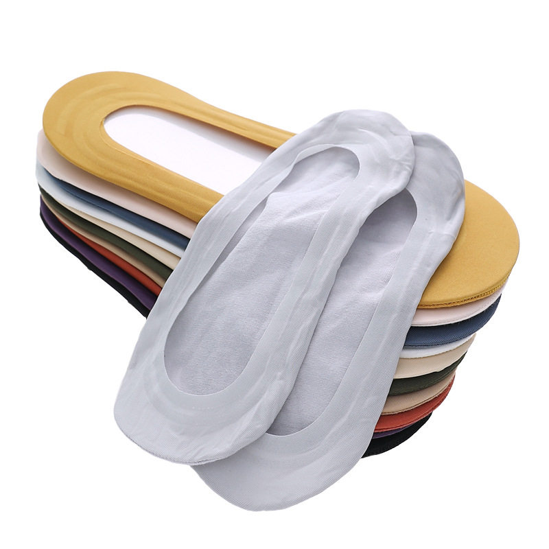 冰丝袜子女船袜夏季薄款透气棉底硅胶防滑袜套低帮短袜浅口隐形袜