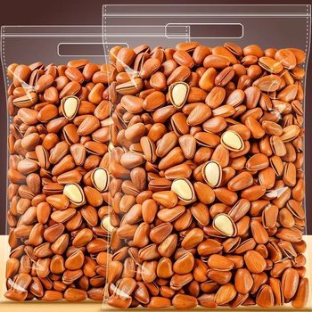 Hand-Peeled Northeastern Pine Nuts Canned Open Bulk Dried Fruits Northeastern Wild Snacks Wholesale Dropshipping