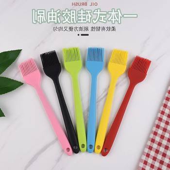 Baking Small Oil Pancake Kitchen Brush Manufacturer Oil Brush Wholesale Household Silicone Brush Barbecue All-In-One
