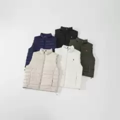 Rl Ralph Lauren Ceiling-Level Quality, Scannable Qr Code, New Winter Model, Classic Waterproof Pure down Vest, Sleeveless, Unisex