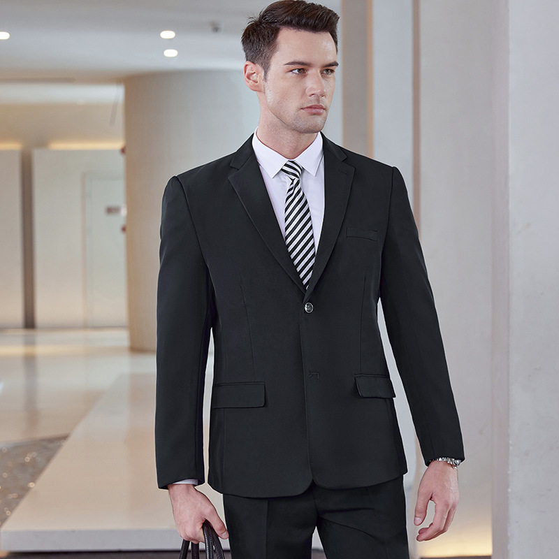 Bộ Vest Công Sở Nam Nữ Màu Xanh Dương, Đen