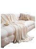 Nordic style blanket sofa blanket double blanket spring shawl office lunch break blanket B & B bed towel knitted blanket
