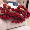 Hand Knitted Blanket Flower Blanket ⇙ Rose Bouquet Yarn Ball 2025 Crocheted Blanket Finished Material Package Flower E18