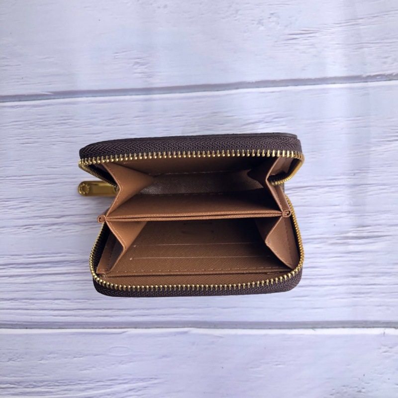 European and American Unisex Short Single-pull Wallet Foreign Trade Explosions Coin Purse Multi-card 600067 Classic Wallet Bag