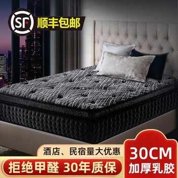 Cross-Border 2025 Hotel and B&B Independent Spring Memory Foam Thick Latex Mattress Manufacturer Wholesale