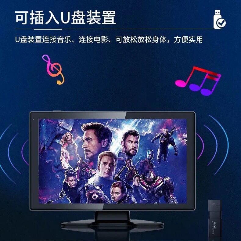 Chiyu Large Truck Four-Way Monitoring Recorder High-Definition Full-Color Night Vision Camera Reversing Image Comes with Entertainment