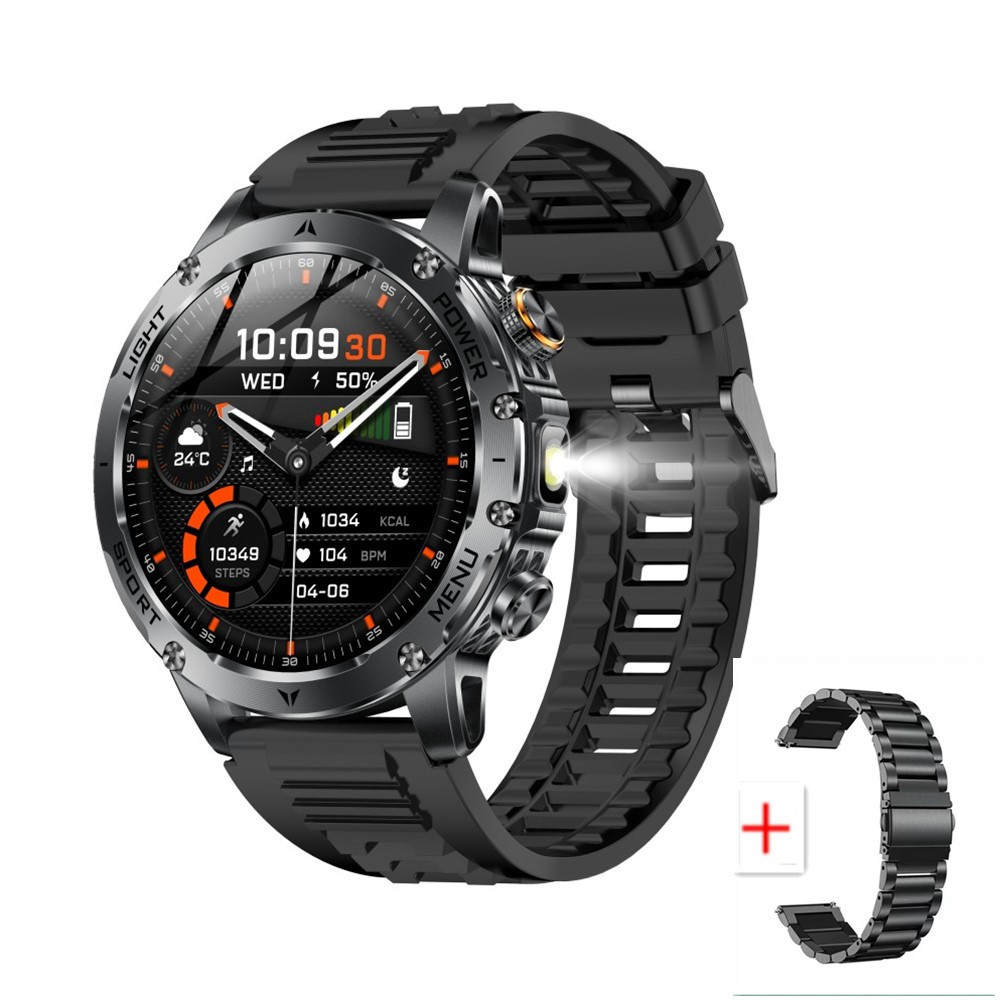 Ak87 New Cross-Border Smart Watch Super Large Battery 1000 Mah High-Definition Screen Outdoor Men's Sports Double Strap